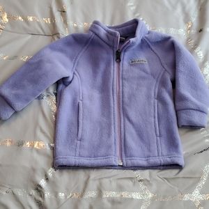 Columbia purple fleece pullover
